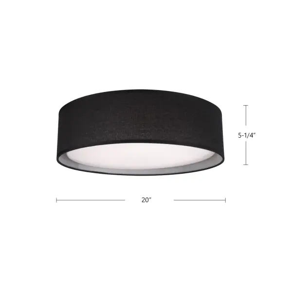 Dalton 20-Inch Flush Mount in Beige - Image 21