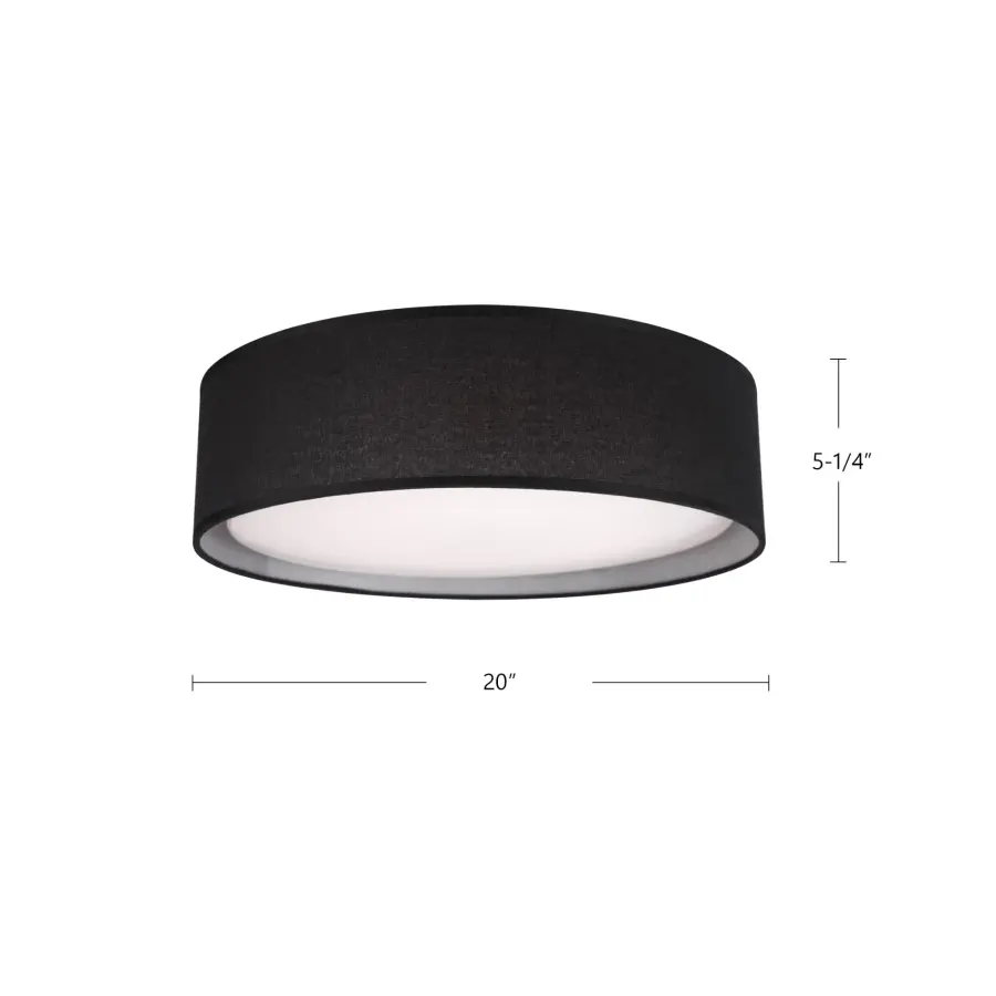 Dalton 20-Inch Flush Mount in Beige - Image 21