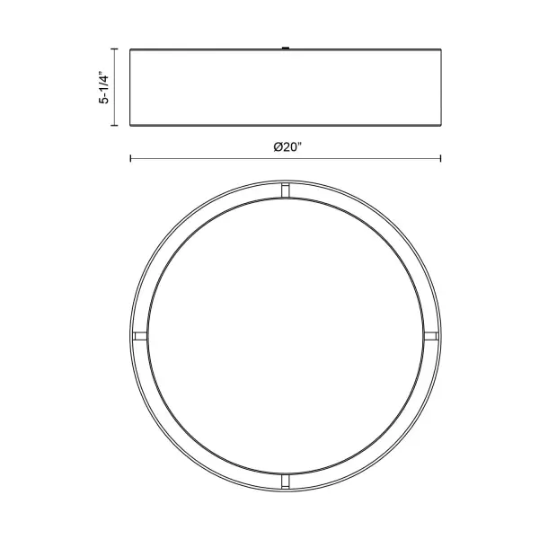 Dalton 20-Inch Flush Mount in Beige - Image 26