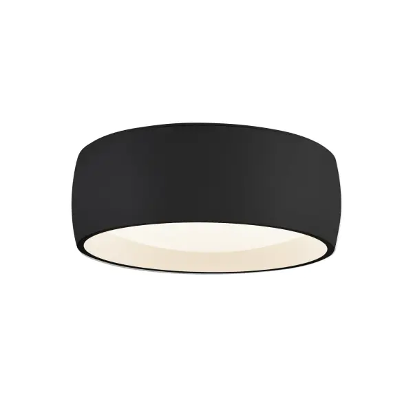 Savile 6-Inch Flush Mount in Matte Black - Image 1