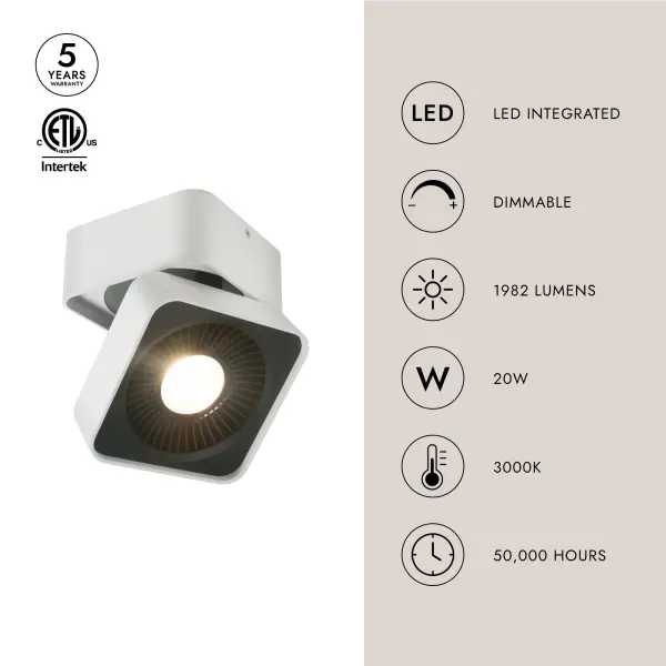 Solo 5-Inch Flush Mount in Matte Black - Image 4