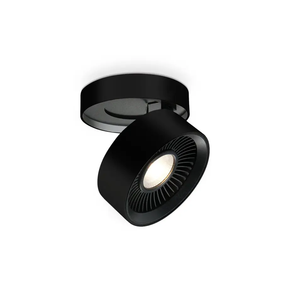 Solo 5-Inch Flush Mount in Matte Black - Image 1