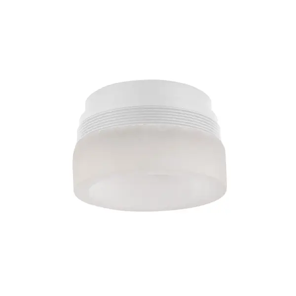The Lorna alabaster decorative cap adds sophisticated natural stone texture to architectural cylinder fixtures. Its warm, translucent quality elevates the Lorna collection with organic elegance. - alternate view