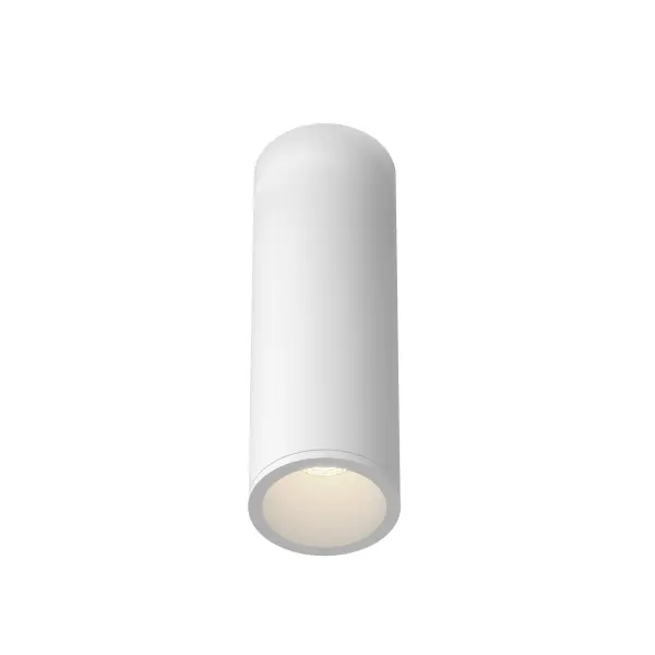 The Lorna flush mount delivers minimalist design with professional-grade performance. Its compact 7-inch cylinder profile and exterior-rated construction make it ideal for tight spaces requiring clean, focused lighting. - alternate view