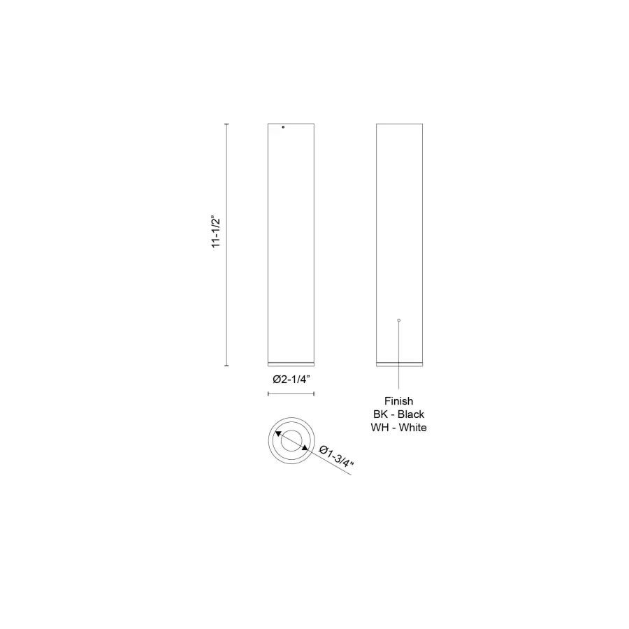 Lorna 11-Inch Flush Mount Cylinder - Image 7