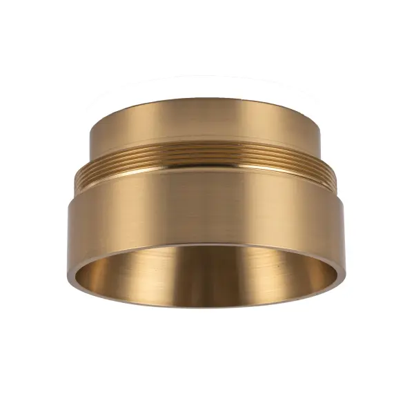 The Lorna alabaster decorative cap adds sophisticated natural stone texture to cylinder pendant systems. Its translucent alabaster finish creates warm ambient glow while elevating the design aesthetic of compatible fixtures. - alternate view
