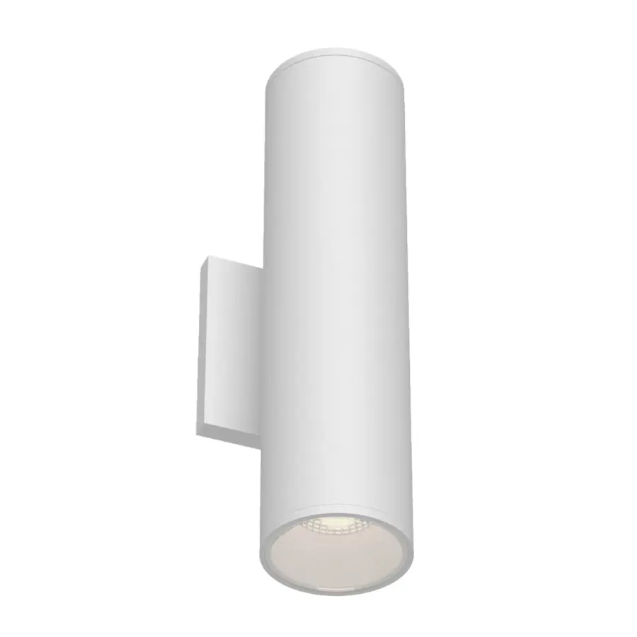 Lorna 12" Exterior Cylinder Wall Sconce Up/Down Light - Image 1
