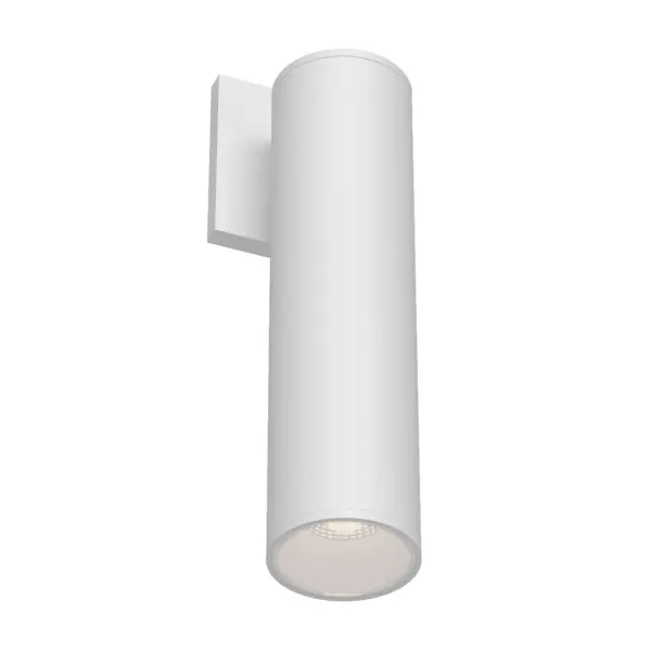 The Lorna exterior wall sconce combines minimalist design with architectural performance. Its clean 3-inch diameter cylinder profile delivers focused illumination with 0-10V dimming control, perfect for contemporary homes and commercial facades.