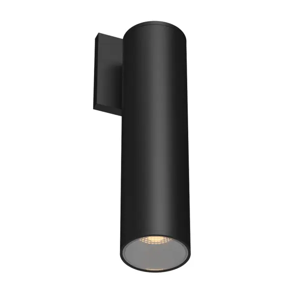 The Lorna exterior wall sconce combines minimalist design with architectural performance. Its clean 3-inch diameter cylinder profile delivers focused illumination with 0-10V dimming control, perfect for contemporary homes and commercial facades. - alternate view