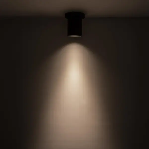 The Lorna 4-inch ceiling mount delivers minimalist design with professional-grade performance. Its compact cylinder profile and exterior-rated construction make it ideal for both residential and commercial applications. - alternate view