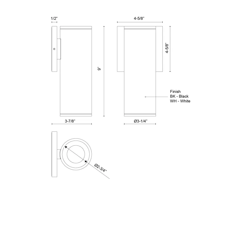 Lorna 9" Exterior Wall Sconce - Image 3