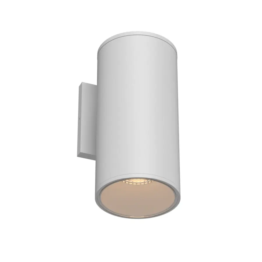Lorna 12" Exterior Cylinder Wall Sconce Up/Down Light - Image 1