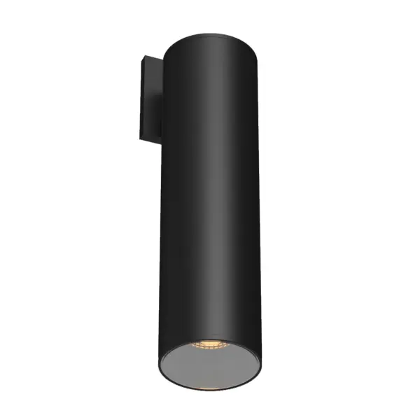 The Lorna exterior wall sconce combines minimalist design with architectural performance. Its clean 4-inch diameter cylinder form delivers focused illumination with multiple optic angles and universal voltage compatibility. - alternate view