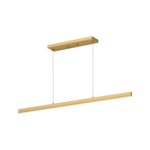 Vega 45-Inch Linear Pendant in Brushed Gold - Image 16