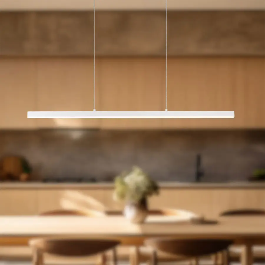 Vega 45-Inch Linear Pendant in Brushed Gold - Image 5
