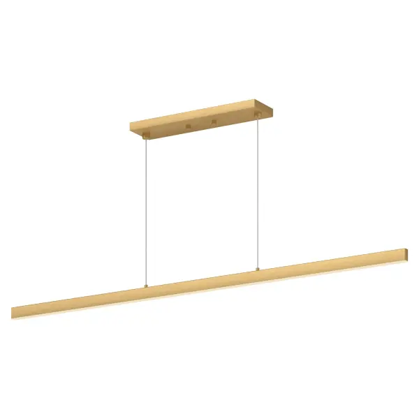 Vega 56-Inch Linear Pendant in Brushed Gold - Image 14