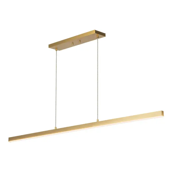 Vega 56-Inch Linear Pendant in Brushed Gold - Image 15