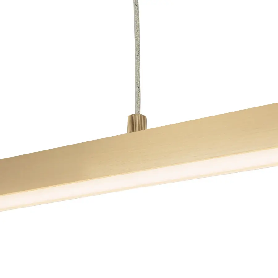 Vega 56-Inch Linear Pendant in Brushed Gold - Image 16