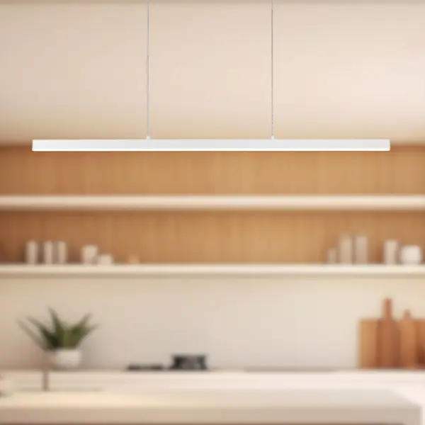 Vega 56-Inch Linear Pendant in Brushed Gold - Image 4
