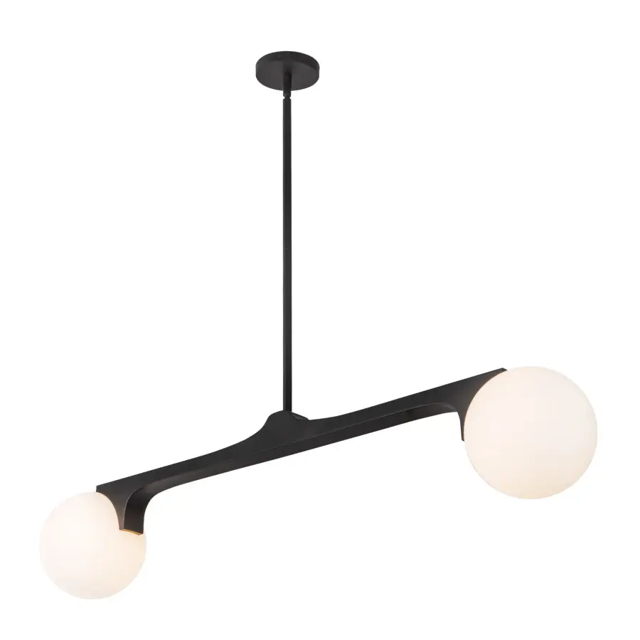 Briar 46-Inch Linear Pendant in Brushed Gold - Image 2