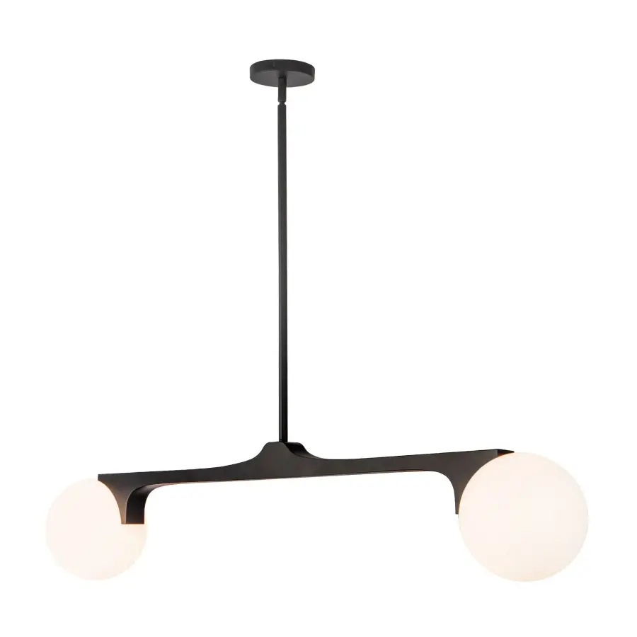 Briar 46-Inch Linear Pendant in Brushed Gold - Image 15