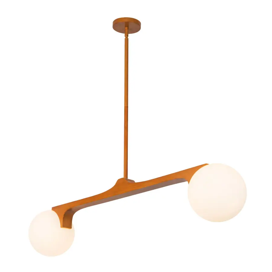 Briar 46-Inch Linear Pendant in Brushed Gold - Image 3