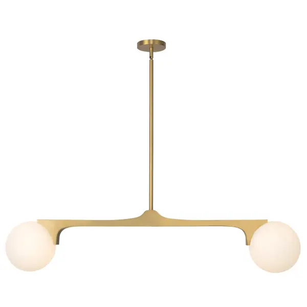 Briar 46-Inch Linear Pendant in Brushed Gold - Image 4