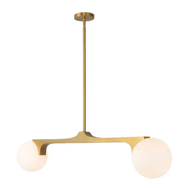 Briar 46-Inch Linear Pendant in Brushed Gold - Image 7