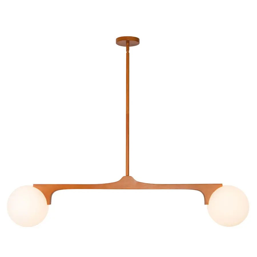 Briar 46-Inch Linear Pendant in Brushed Gold - Image 8