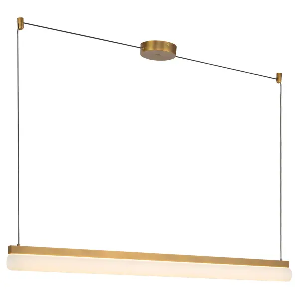 Nio 45-Inch Linear Pendant in Matte Black - Image 3