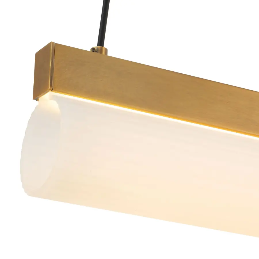 Nio 45-Inch Linear Pendant in Matte Black - Image 4