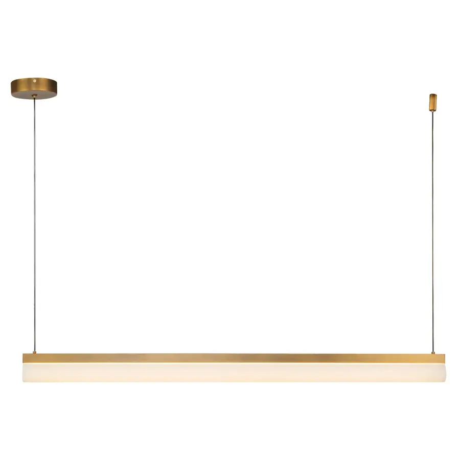 Nio 45-Inch Linear Pendant in Matte Black - Image 5