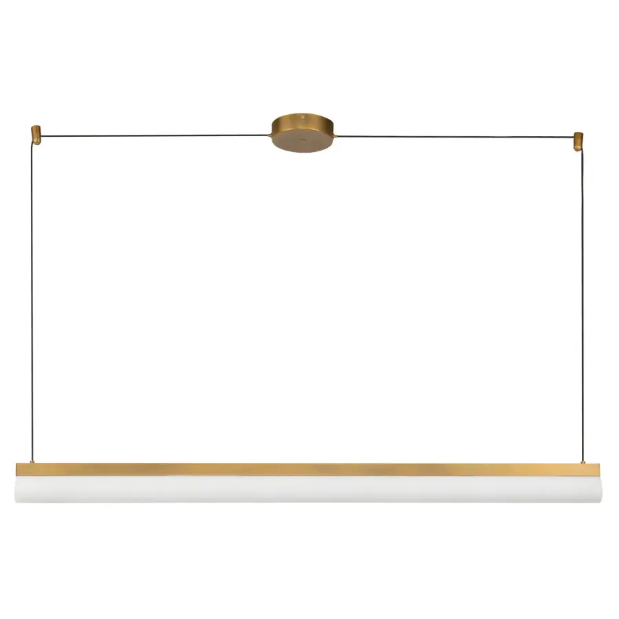 Nio 45-Inch Linear Pendant in Matte Black - Image 6