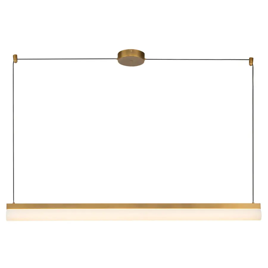 Nio 45-Inch Linear Pendant in Matte Black - Image 7