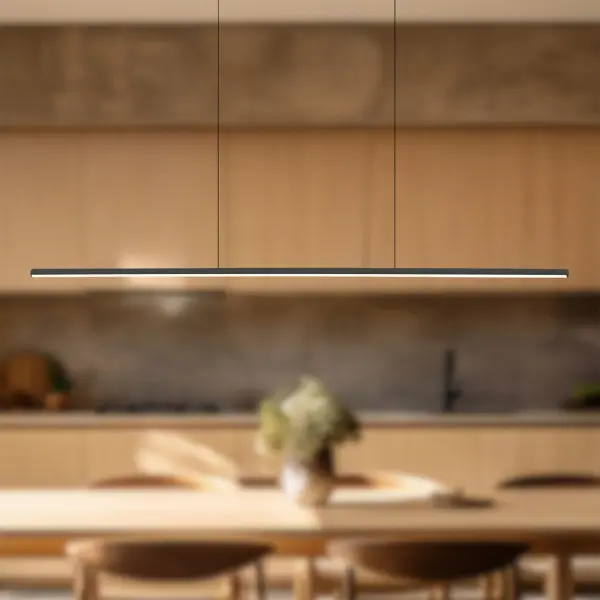Extruded aluminum cylinder with welded capped ends. Finely textured powder-coat finish. Rounded opal silicon diffuser. Down light. Custom options available. Integrated LED with 3000K Warm White Color Temperature Designed for dining room, kitchen, and beyond Modern, Contemporary Style with Decorative Details Installation hardware included Easy assembly instructions included in box Dimmable, see specs for detail Sloped ceiling adaptable, see specs for details - alternate view