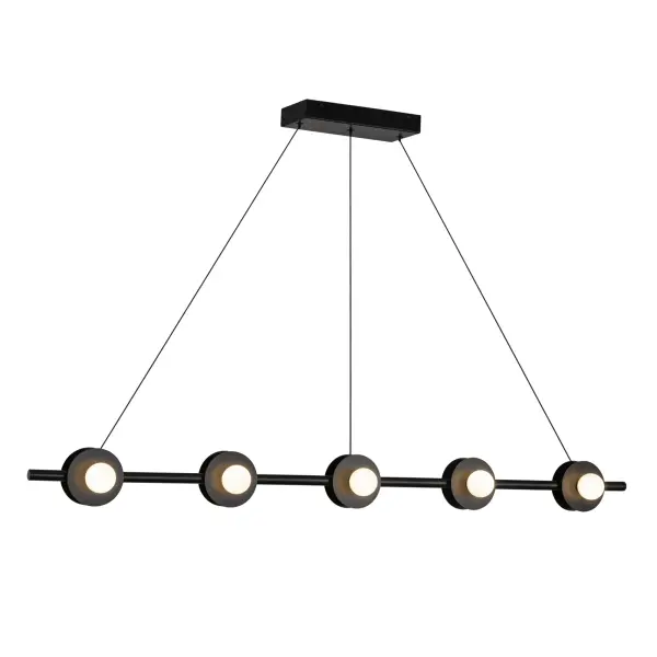 Elixir 48-Inch Linear Pendant in Matte Black - Image 13