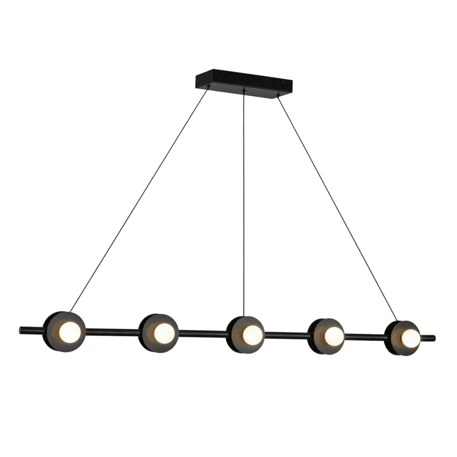 Elixir 48-Inch Linear Pendant in Matte Black - Image 13