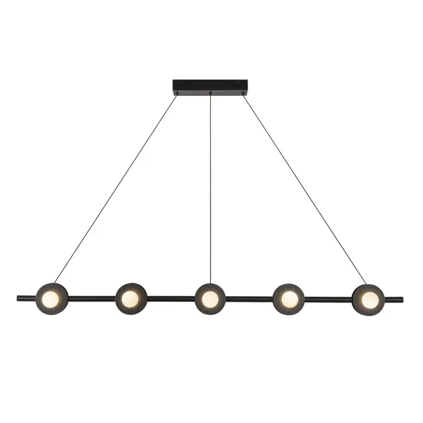 Elixir 48-Inch Linear Pendant in Matte Black - Image 14