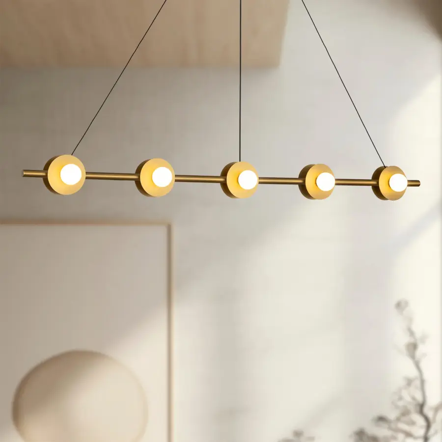 Elixir 48-Inch Linear Pendant in Matte Black - Image 3