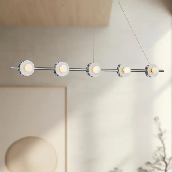 Elixir 48-Inch Linear Pendant in Matte Black - Image 5