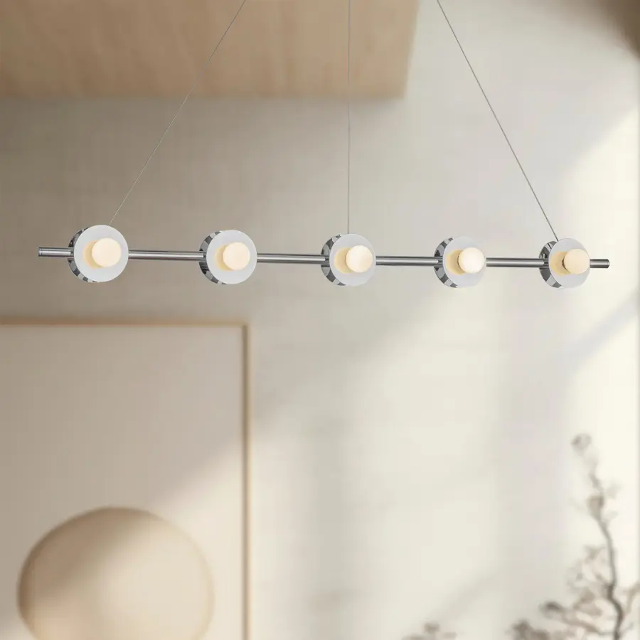 Elixir 48-Inch Linear Pendant in Matte Black - Image 5