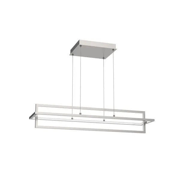 Mondrian 36-Inch Linear Pendant in Matte Black - Image 6