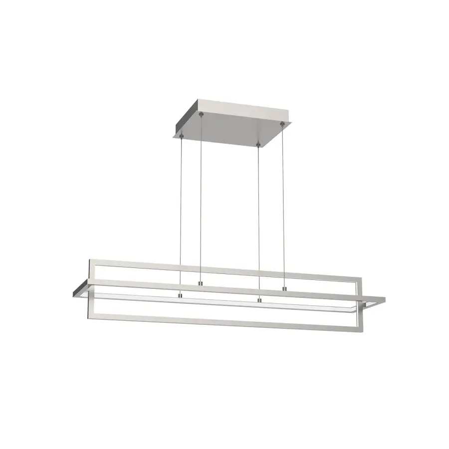 Mondrian 36-Inch Linear Pendant in Matte Black - Image 6