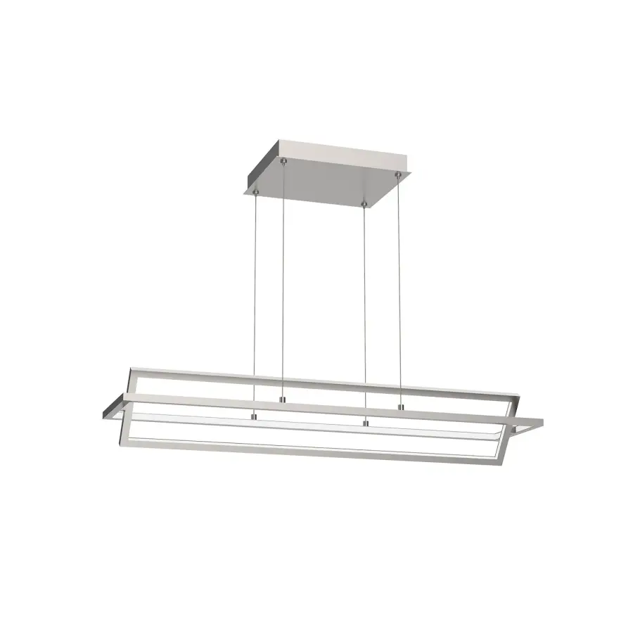 Mondrian 36-Inch Linear Pendant in Matte Black - Image 7