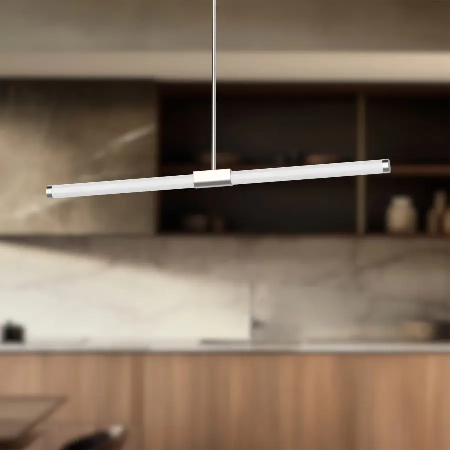 Akari 37-Inch Linear Pendant in Matte Black - Image 5