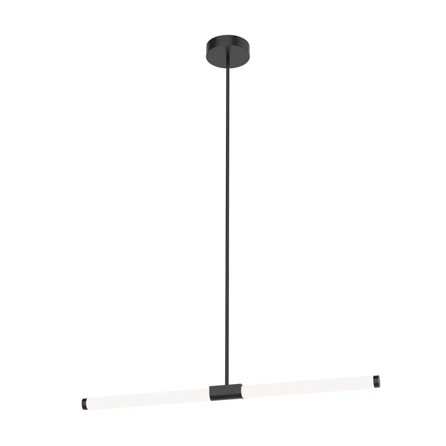 Akari 37-Inch Linear Pendant in Matte Black - Image 10