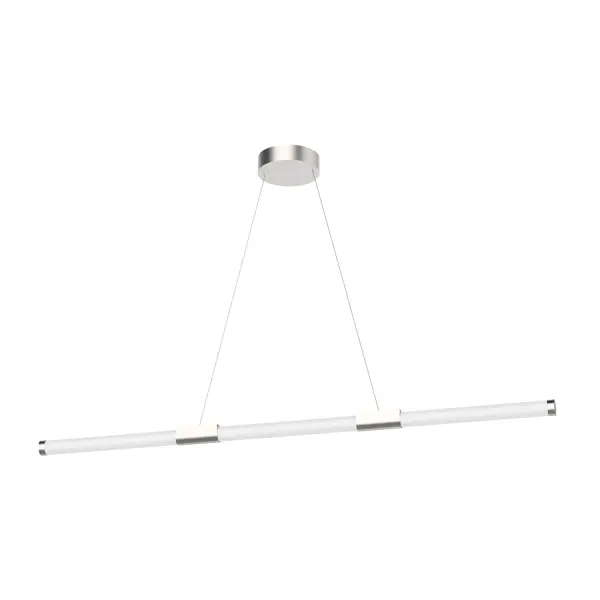 Akari 48-Inch Linear Pendant in Brushed Nickel - Image 1