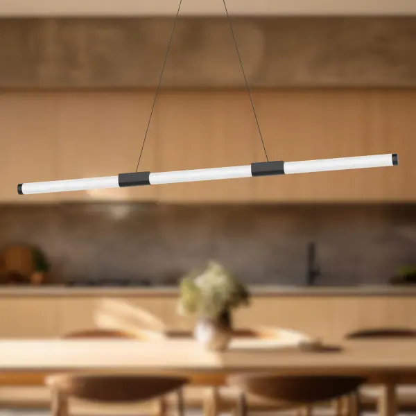 Akari 48-Inch Linear Pendant in Brushed Nickel - Image 3
