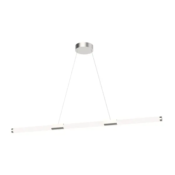 Akari 48-Inch Linear Pendant in Brushed Nickel - Image 4