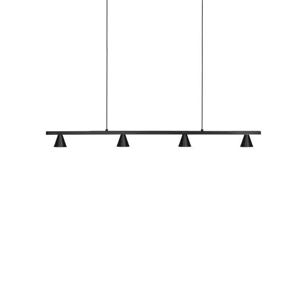 Dune 37-Inch Linear Pendant in Brushed Nickel - Image 7
